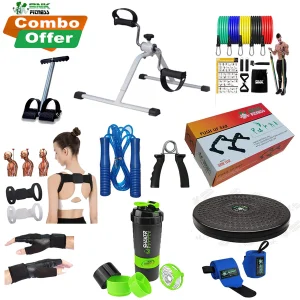 Home Gym Cycle Combo With Other Fitness Equipment Accessories